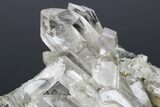 Quartz, Anatase and Adularia Crystal Association - Norway #177347-2